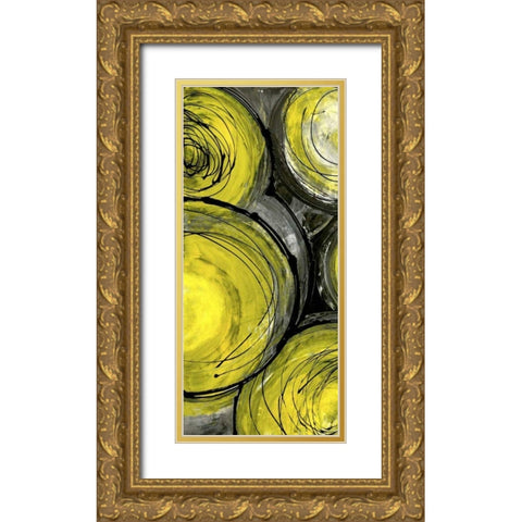Rush Hour Taxi I Gold Ornate Wood Framed Art Print with Double Matting by Ashley, Erin