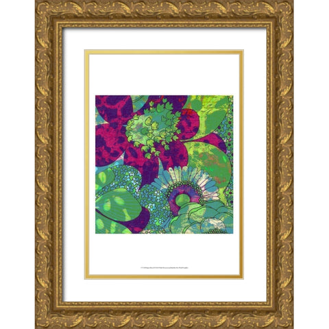 Oopsy Daisy II Gold Ornate Wood Framed Art Print with Double Matting by Mountain, Ricki