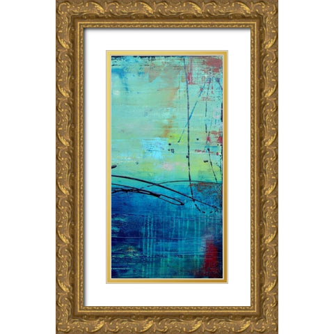 Venice Beach II Gold Ornate Wood Framed Art Print with Double Matting by Ashley, Erin