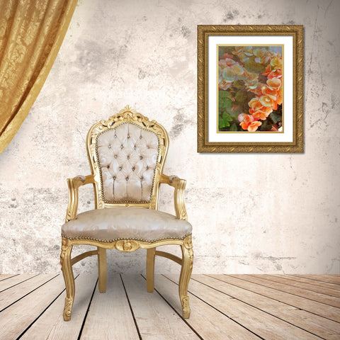 Luxurious I Gold Ornate Wood Framed Art Print with Double Matting by Harrington, Danielle