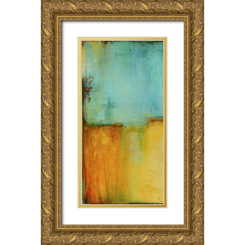 Pier 37 I Gold Ornate Wood Framed Art Print with Double Matting by Ashley, Erin