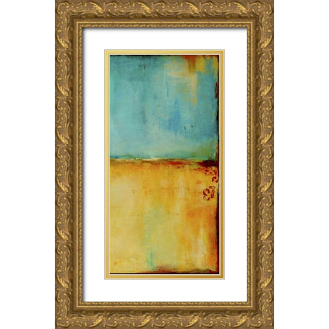 Pier 37 II Gold Ornate Wood Framed Art Print with Double Matting by Ashley, Erin