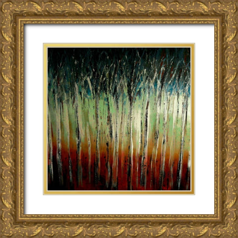 Sunrise Gold Ornate Wood Framed Art Print with Double Matting by Harrington, Danielle