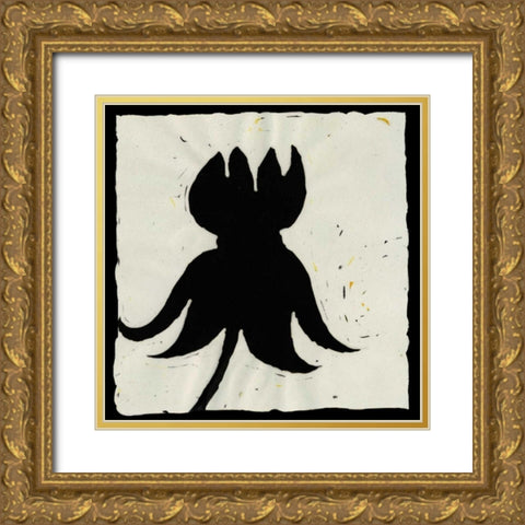 Profile XI Gold Ornate Wood Framed Art Print with Double Matting by Davis, Andrea