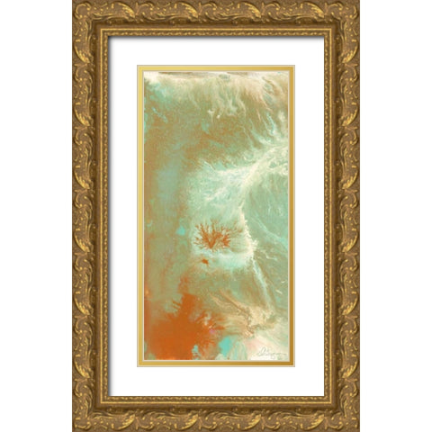 Ozone I Gold Ornate Wood Framed Art Print with Double Matting by Roll, Dlynn