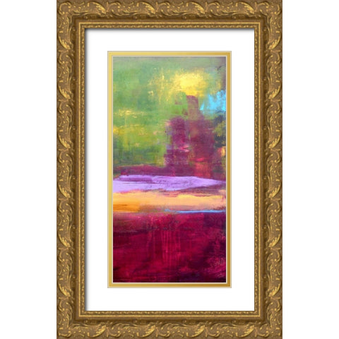 Juliets Vineyard II Gold Ornate Wood Framed Art Print with Double Matting by Ashley, Erin