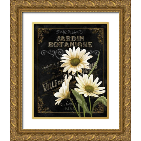 Small Botanical Collection I Gold Ornate Wood Framed Art Print with Double Matting by White, Abby