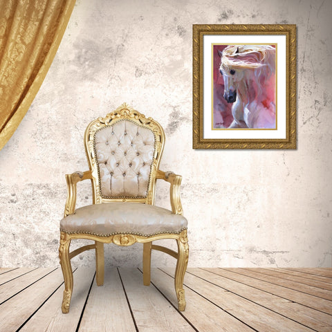 Dream Dancer Gold Ornate Wood Framed Art Print with Double Matting by Hawley, Carolyne