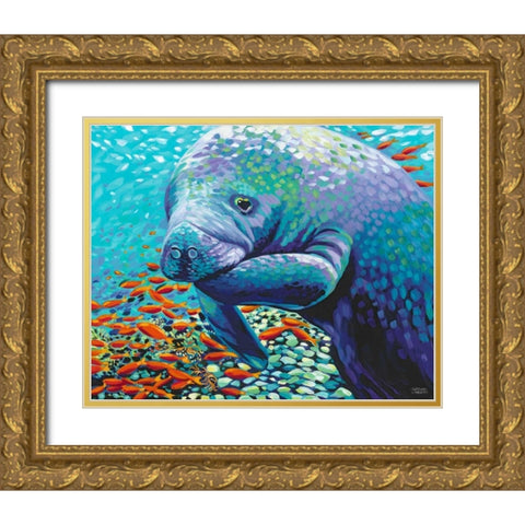 Sea Sweetheart II Gold Ornate Wood Framed Art Print with Double Matting by Vitaletti, Carolee