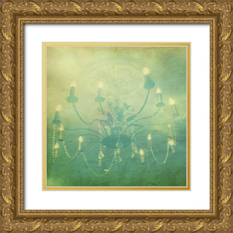 Fancy I Gold Ornate Wood Framed Art Print with Double Matting by Jorgensen, Jennifer