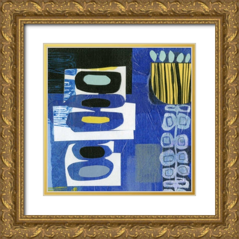Smile II Gold Ornate Wood Framed Art Print with Double Matting by Velasquez, Deborah