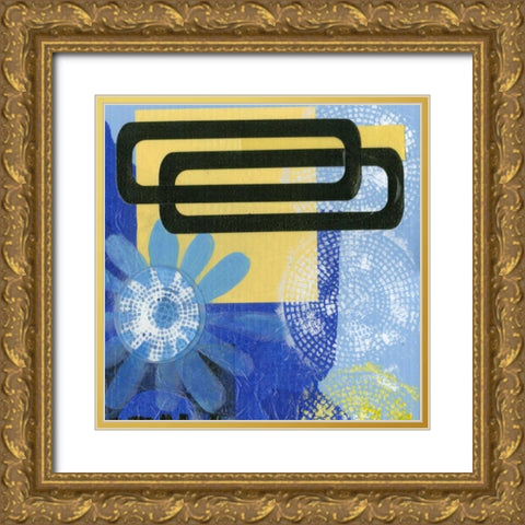 Smile IV Gold Ornate Wood Framed Art Print with Double Matting by Velasquez, Deborah