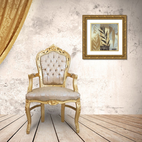 Patterns of Nature IV Gold Ornate Wood Framed Art Print with Double Matting by Russell, Wendy