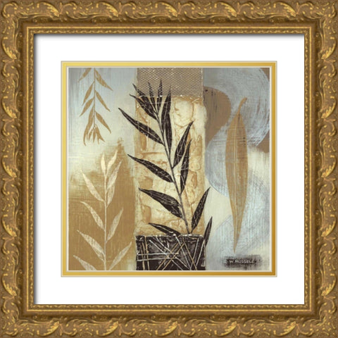 Patterns of Nature IV Gold Ornate Wood Framed Art Print with Double Matting by Russell, Wendy