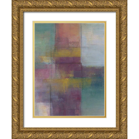 Mauve Essence II Gold Ornate Wood Framed Art Print with Double Matting by Green-Aldridge, W.