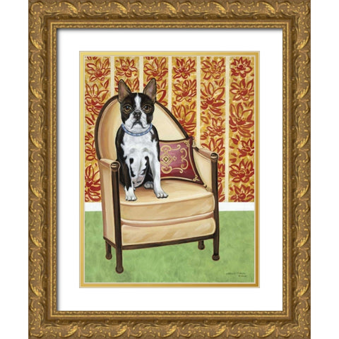Oreo Cookie Boston Gold Ornate Wood Framed Art Print with Double Matting by Vitaletti, Carolee