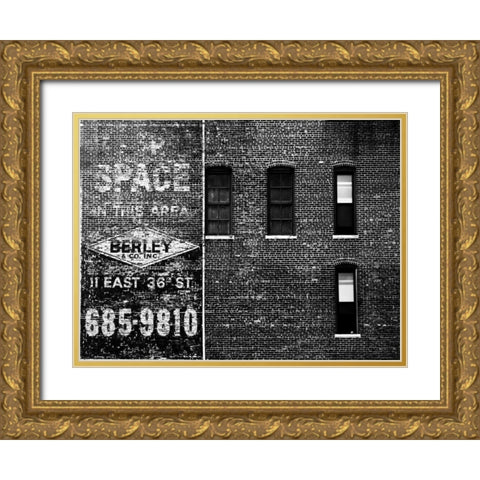 The City Speaks III Gold Ornate Wood Framed Art Print with Double Matting by Pica, Jeff
