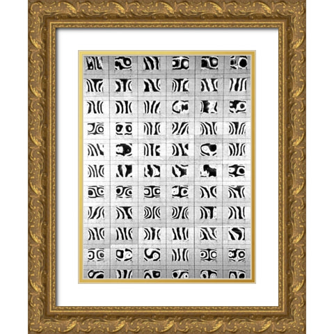 Reflections of NYC VI Gold Ornate Wood Framed Art Print with Double Matting by Pica, Jeff