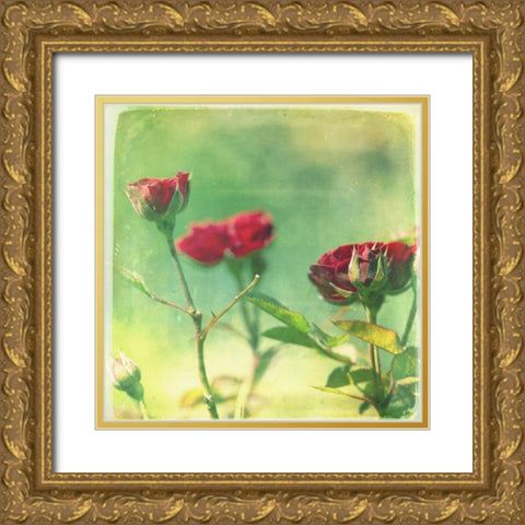 Waiting on Purple II Gold Ornate Wood Framed Art Print with Double Matting by Jorgensen, Jennifer