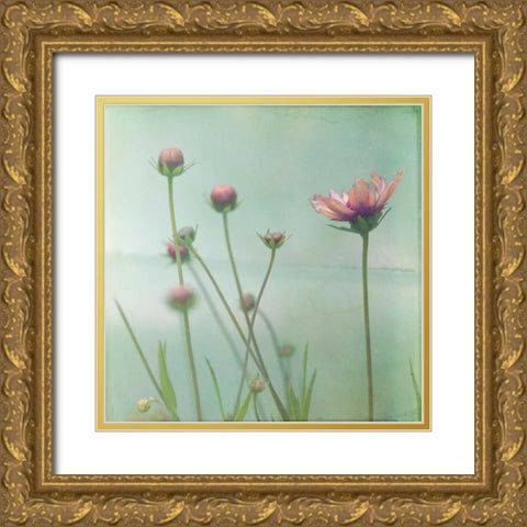 Waiting on Purple VIII Gold Ornate Wood Framed Art Print with Double Matting by Jorgensen, Jennifer