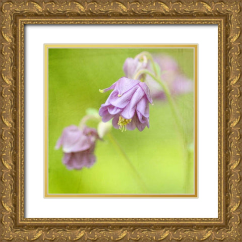 Waiting on Purple X Gold Ornate Wood Framed Art Print with Double Matting by Jorgensen, Jennifer