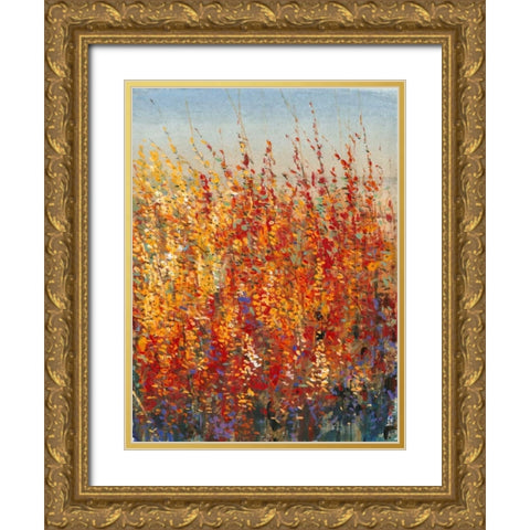 High Desert Blossoms II Gold Ornate Wood Framed Art Print with Double Matting by OToole, Tim