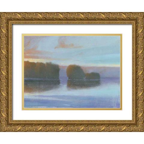 Crystal River II Gold Ornate Wood Framed Art Print with Double Matting by OToole, Tim