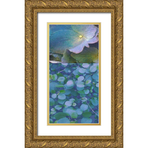 Hydrangea Mix I Gold Ornate Wood Framed Art Print with Double Matting by Mountain, Ricki