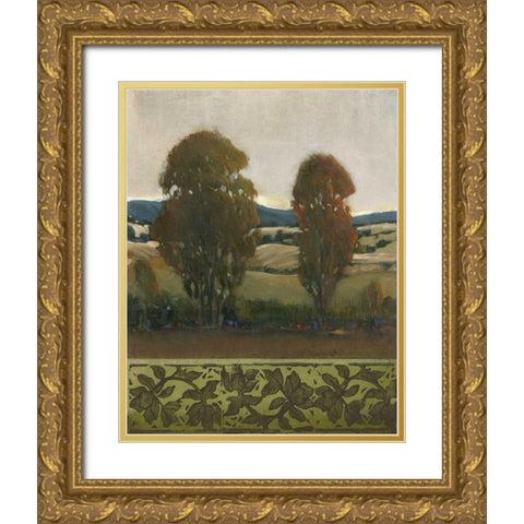 Peaceful Valley II Gold Ornate Wood Framed Art Print with Double Matting by OToole, Tim