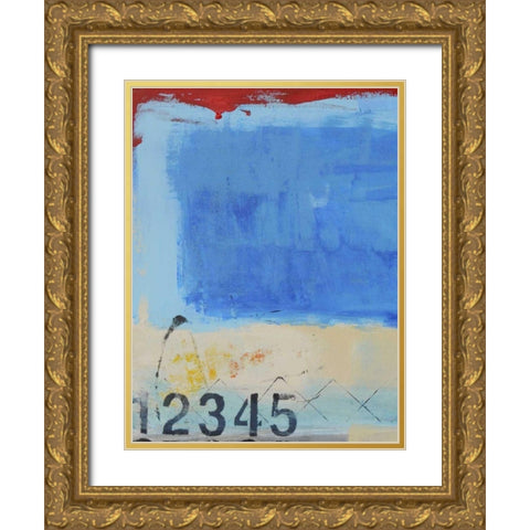 Thats a Wrap I Gold Ornate Wood Framed Art Print with Double Matting by Ashley, Erin