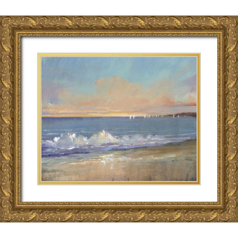 Sailing Breeze II Gold Ornate Wood Framed Art Print with Double Matting by OToole, Tim