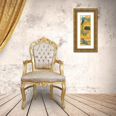 Mountain Shapes I Gold Ornate Wood Framed Art Print with Double Matting by Roth, Carolyn