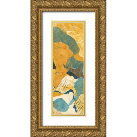 Mountain Shapes II Gold Ornate Wood Framed Art Print with Double Matting by Roth, Carolyn