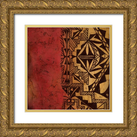 Native Tradition I Gold Ornate Wood Framed Art Print with Double Matting by Zarris, Chariklia