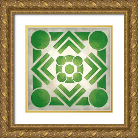 Classical Garden I Gold Ornate Wood Framed Art Print with Double Matting by Zarris, Chariklia