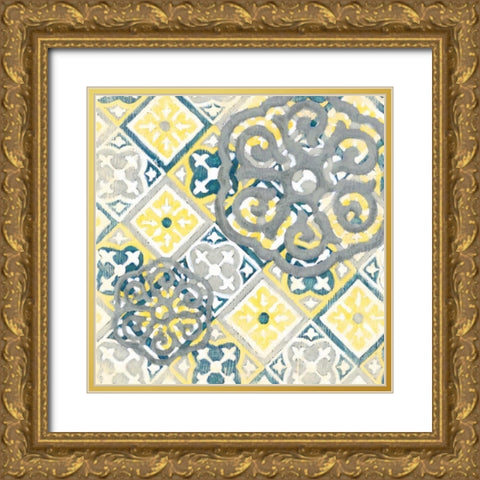 Elegant November IV Gold Ornate Wood Framed Art Print with Double Matting by Zarris, Chariklia