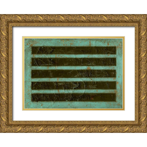 Bilateral Symmetry II Gold Ornate Wood Framed Art Print with Double Matting by Goldberger, Jennifer