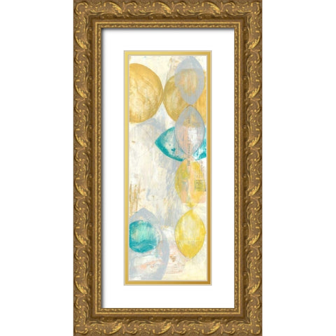 Romance III Gold Ornate Wood Framed Art Print with Double Matting by Goldberger, Jennifer