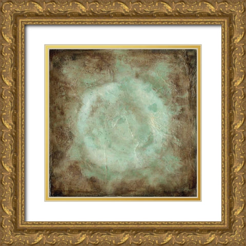 Nebulous II Gold Ornate Wood Framed Art Print with Double Matting by Goldberger, Jennifer