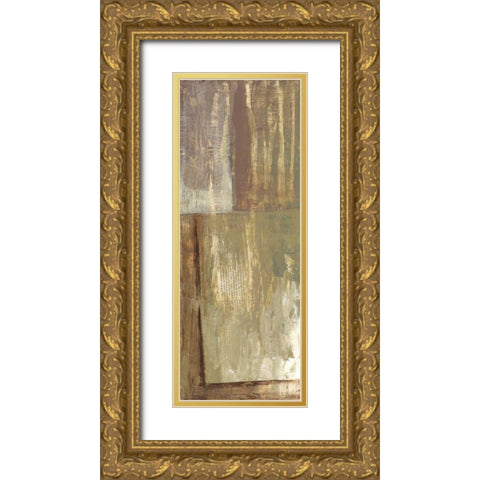 Rustic Earth II Gold Ornate Wood Framed Art Print with Double Matting by Goldberger, Jennifer