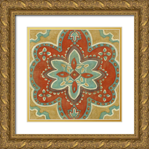 Turkish Spice III Gold Ornate Wood Framed Art Print with Double Matting by Zarris, Chariklia