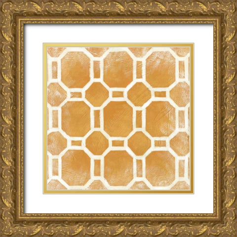 Modern Symmetry I Gold Ornate Wood Framed Art Print with Double Matting by Zarris, Chariklia