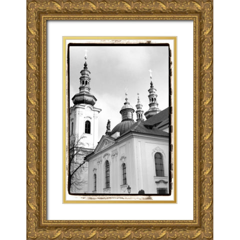 Splendors of Prague II Gold Ornate Wood Framed Art Print with Double Matting by DeNardo, Laura