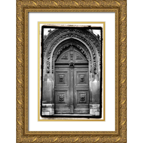 Prague Passageway I Gold Ornate Wood Framed Art Print with Double Matting by DeNardo, Laura