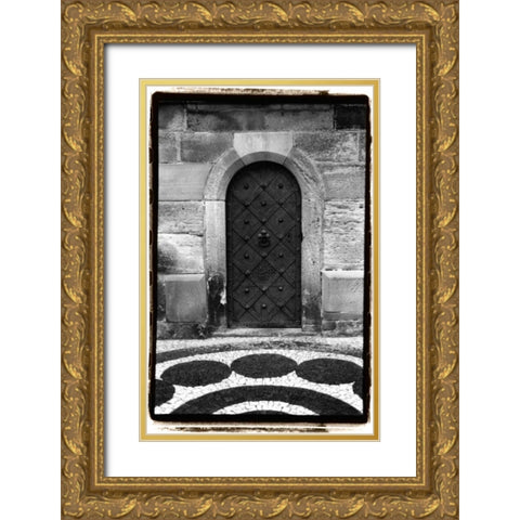Prague Passageway VI Gold Ornate Wood Framed Art Print with Double Matting by DeNardo, Laura