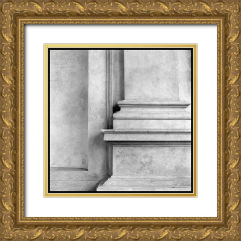 Enduring Composition II Gold Ornate Wood Framed Art Print with Double Matting by DeNardo, Laura