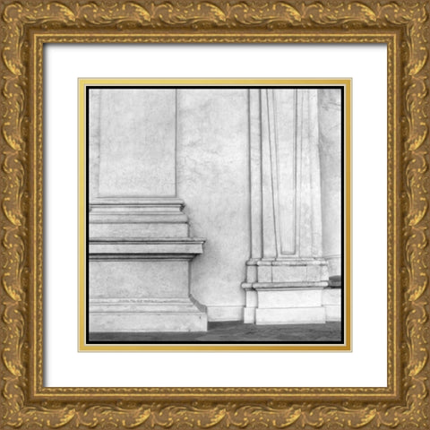 Enduring Composition IV Gold Ornate Wood Framed Art Print with Double Matting by DeNardo, Laura