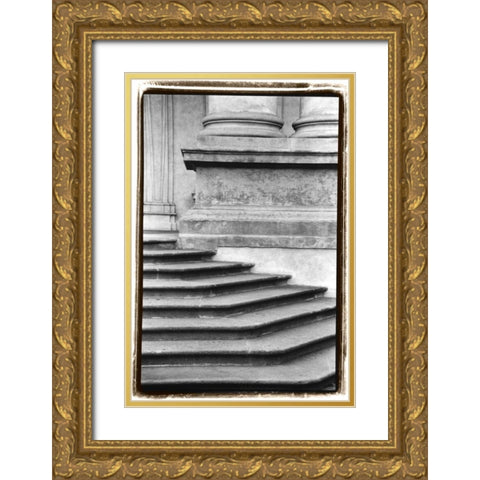 Enduring Qualities I Gold Ornate Wood Framed Art Print with Double Matting by DeNardo, Laura