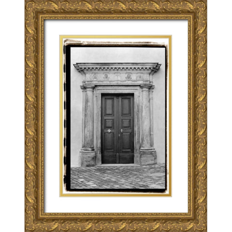 Enduring Qualities III Gold Ornate Wood Framed Art Print with Double Matting by DeNardo, Laura