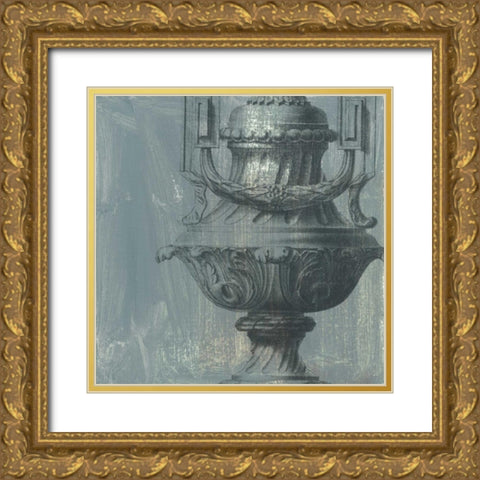 Decorative Elegance I Gold Ornate Wood Framed Art Print with Double Matting by Harper, Ethan